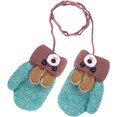 thumbnail image 2 of Mitones de lana forma de osito para bebé y niños pequeños, 2 of 3
