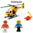 thumbnail image 3 of Set de accesorios para vías de tren de madera con helicóptero de rescate, 3 of 7
