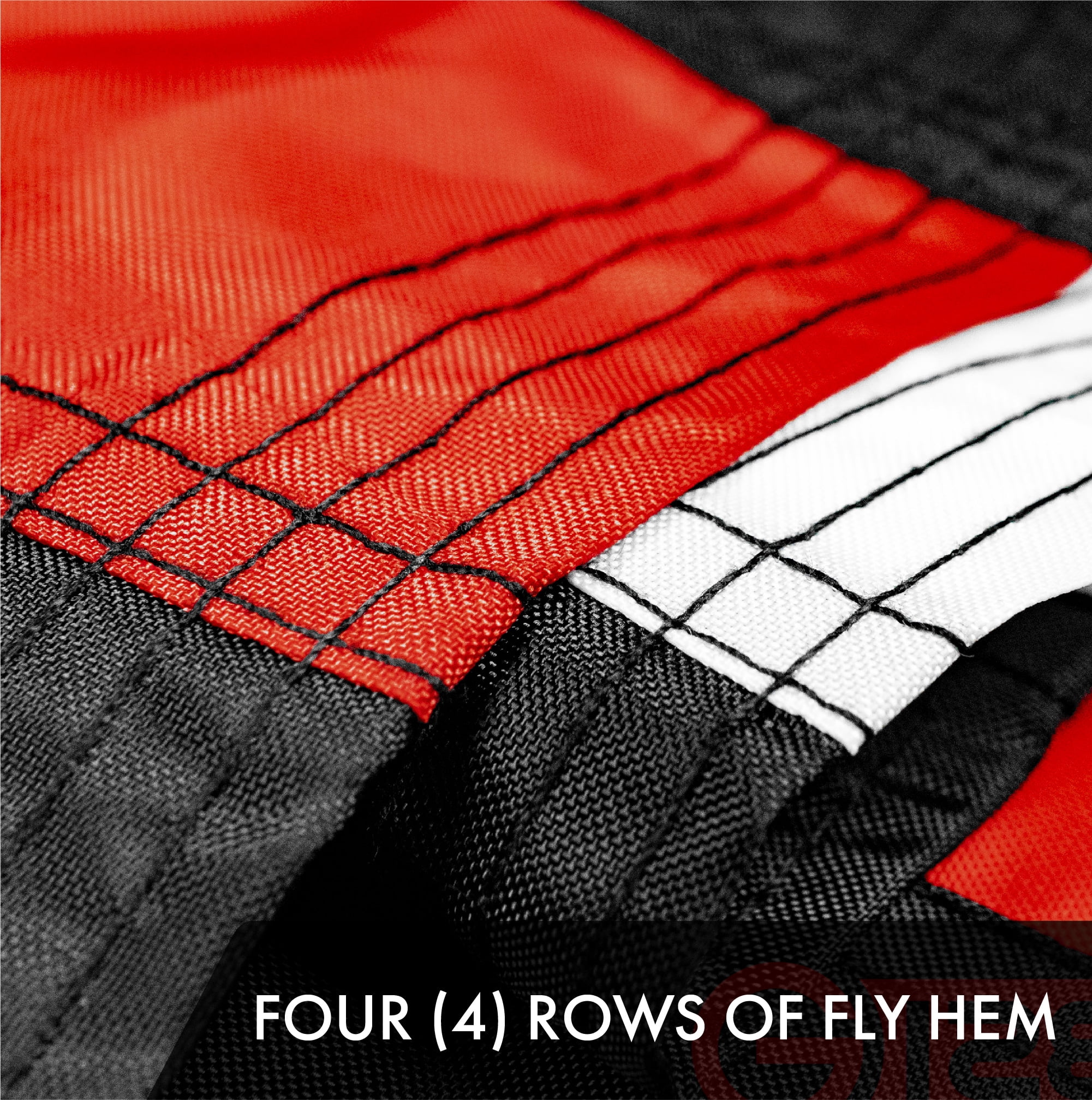 Wholesale LOT | G128 – USA American 3x5 ft Embroidered Flag & Thin Red Line 3x5 ft Embroidered Flag