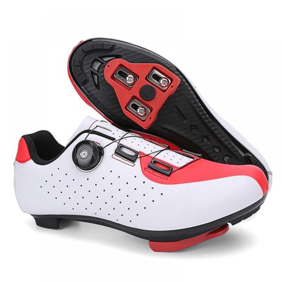 Men Cycling Sneaker Mtb Flat Shoes Cleat Self-Locking Mountain Bike Shoes Women Road Bicycle Cycling Shoe Dirt SPD Speed Sneaker