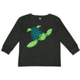 thumbnail image 3 of Inktastic Sea Turtle with Swirls Boys or Girls Long Sleeve Toddler T-Shirt, 3 of 5