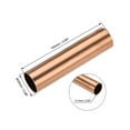 thumbnail image 2 of Uxcell 25mm OD 1mm Wall Thickness 100mm Length Copper Round Tube 2 Pack, 2 of 5