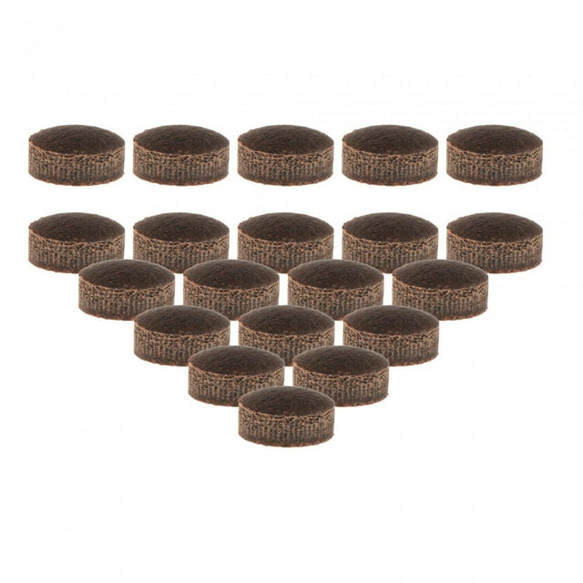 DYNWAVECA Embouts de Queue de Piscine Embouts de Saut de Rupture Accessoires de Billard Pièces de Rechange Portables pour Embouts de Queue de Piscine et Remplacement de Snooker Embouts de Bâton de Piscine 20 Pcs