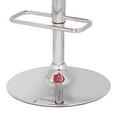 thumbnail image 4 of DUOSONG Red And Chrome Adjustable Swivel Stool Red Metal Furniture Bedroom Furniture Benches & Stools, 4 of 5