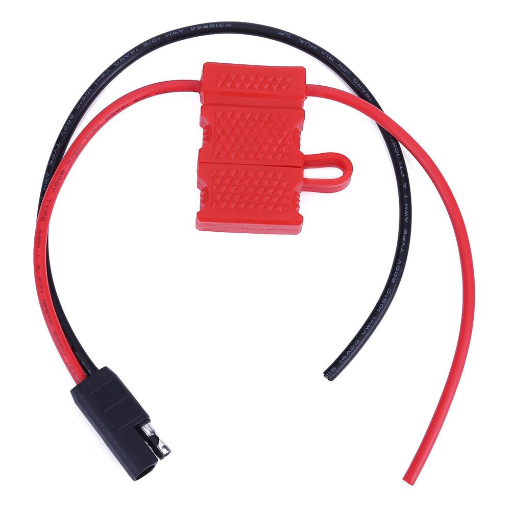 1PC Power Cable For Motorola Mobile Radio CDM1250 GM360 CM140 With Fuse 30cm 