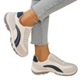 thumbnail image 4 of Willtoo Womens Casual Sneakers Lace Up Low Top Walking Shoes Lightweight Soft Sole Retro Athletic Fashion Trainers, 4 of 5
