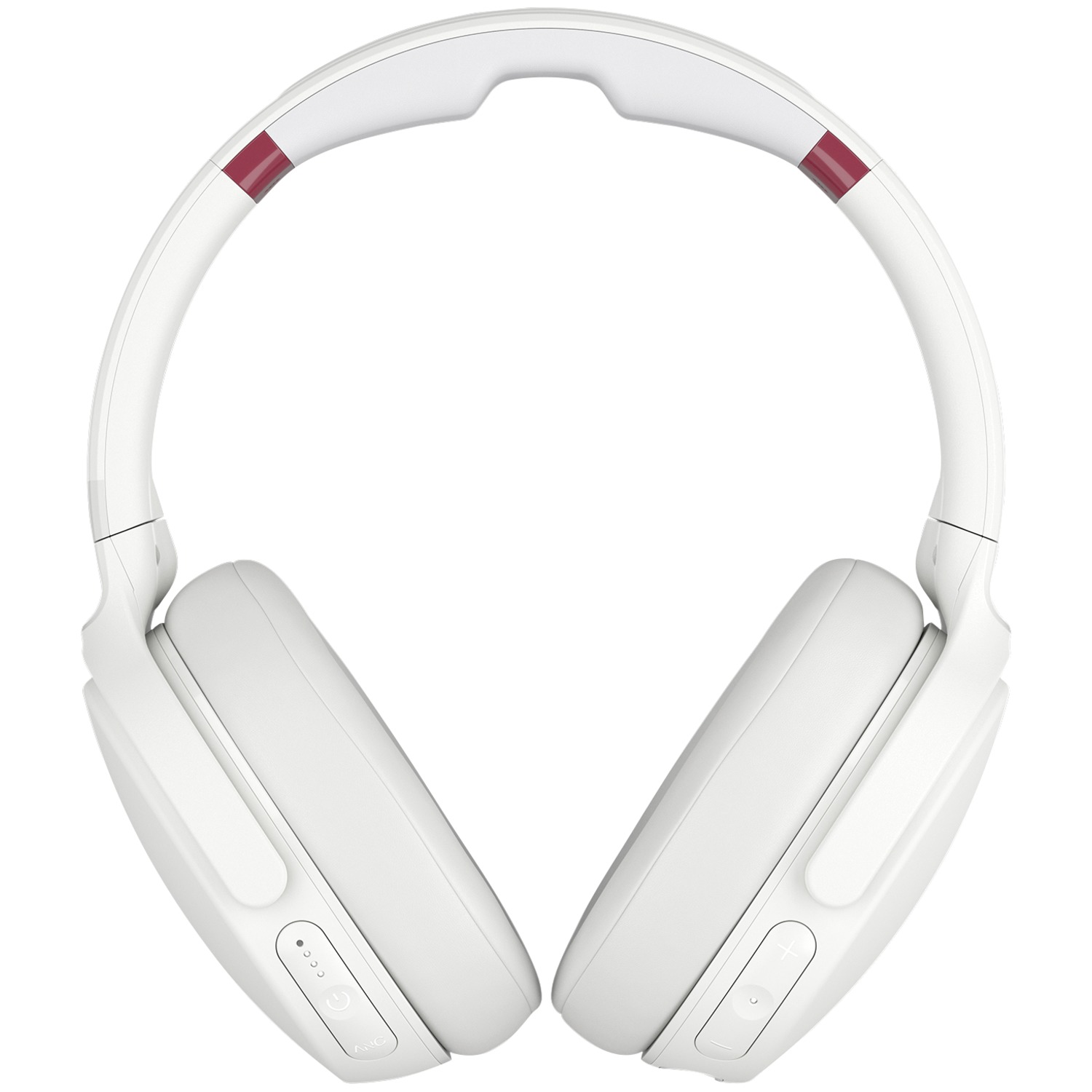 Skullcandy Venue on-ear Active Noise Canceling Bluetooth Wireless Headphones in Gray & Crimson - image 5 of 8