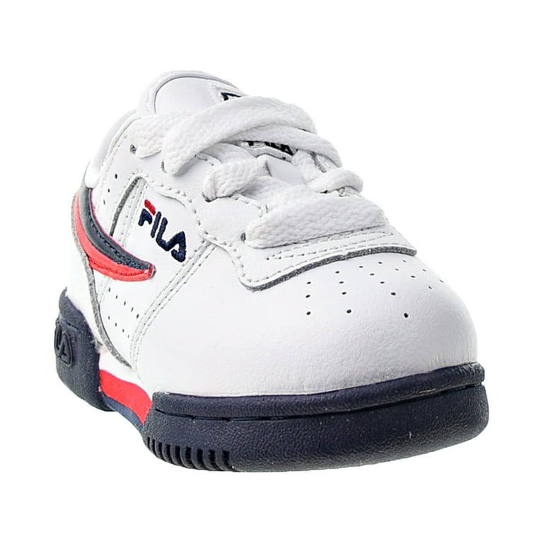 Fila Original Fitness Baby Boys Shoes 8, Color: White/Navy/Red - Walmart.com