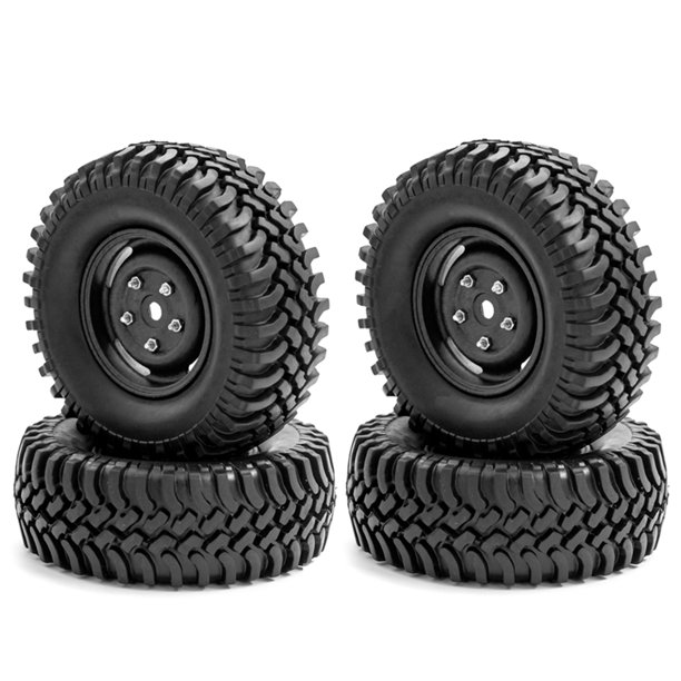 Neumáticos de coche con llantas de repuesto para 1/10 Axial SCX10 90046 90047 CC10 Remote Control Car Abanopi Neumático