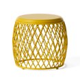 thumbnail image 2 of Yellow Iron Lattice Spotlight Side Table 19.75x19.75x17.75, 2 of 12