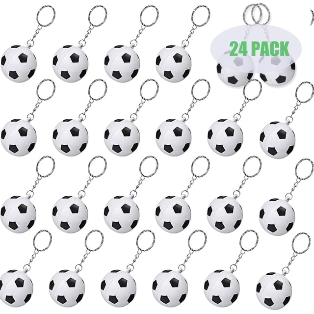 24 Piezas Llaveros de Baloncesto, Llaveros de Pelota de Estrés, Llaveros de Balón Deportivos, Mini Pelotas Antiestrés de Baloncesto, Juguete de Llaveros de Balón de Baloncesto Como Recuerdo de Fiesta