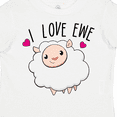 thumbnail image 4 of Inktastic I Love Ewe- cute sheep Boys or Girls Toddler T-Shirt, 4 of 5