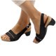 thumbnail image 4 of Zapatos de verano para mujer, sandalias de mujer con hebilla de Metal y tacón medio grueso con boca de pescado Wmkox8yii  nm8707, 4 of 4