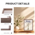 thumbnail image 4 of OULII Dried Flower Frame Box Wood Photo Frame Coffee Dried Flower Display 1Pcs, 4 of 8