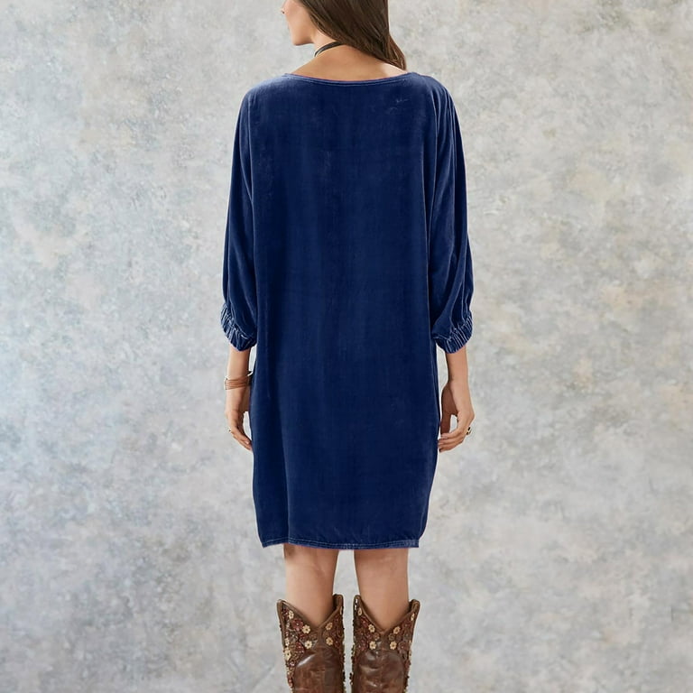 Walmart velvet outlet dress