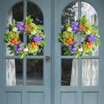 thumbnail image 5 of FAMTKT Spring Wreaths for Front Door Summer Artificial Wreath Embroidery Ball, Small Orange, Simulation Wreath, Home Simulation Plant, Living Room Door Decoration, Hanging Decoration on Clearance, 5 of 9