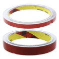 thumbnail image 2 of 2Pcs Strong Permanent Double Sided Super Sticky Foam Tape Roll for Vehicle Car, Red -15Mmx3M & 8Mmx3M, 2 of 8