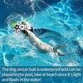thumbnail image 5 of Juguetes para perros Balón de fútbol con correas, juguetes interactivos para perros para tira y afloja, pelotas duraderas para perros Copa del Mundo para perros pequeños y medianos (6 pulgad, 5 of 5