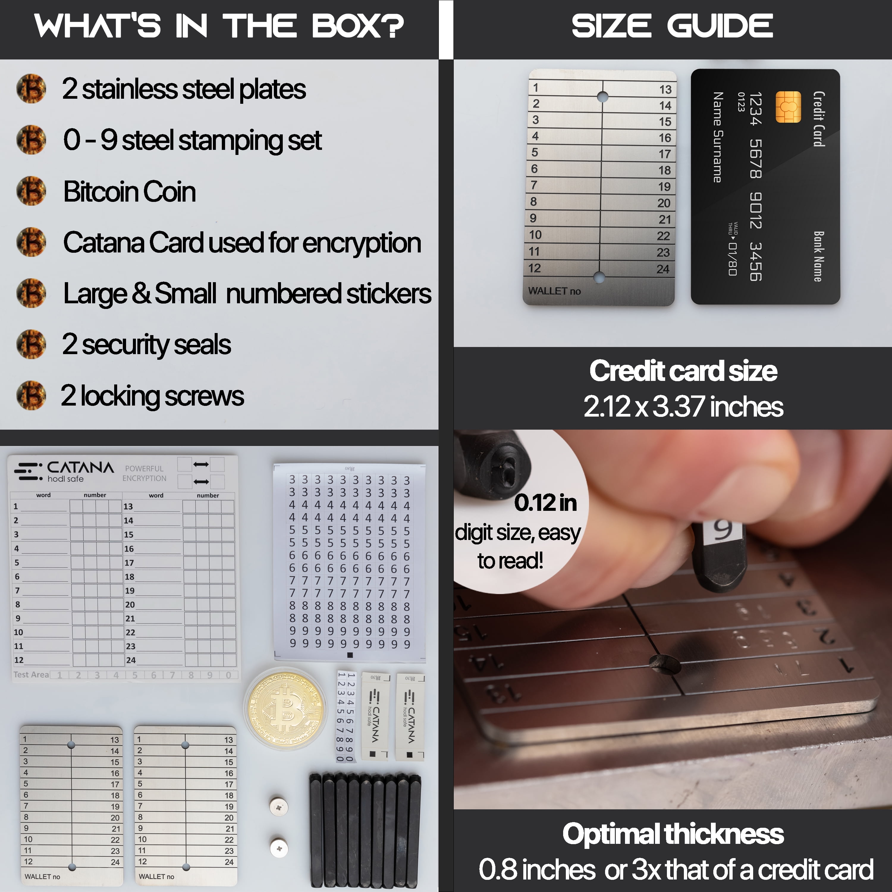 Secure Storage for Cryptocurrency Seed Phrases Jamaica | Ubuy