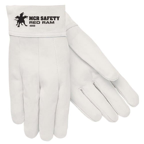 2 in. Bandtop Grain Goatskin Mig & Tig Leather Welding Work Extra Small Gloves - Size 7 - Pack of 12