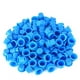 thumbnail image 3 of 100 tapas de tinta desechables de plástico para maquillaje permanente de pestañas, cejas, tatuajes, pigmentos, tamaño M (azul), 3 of 5