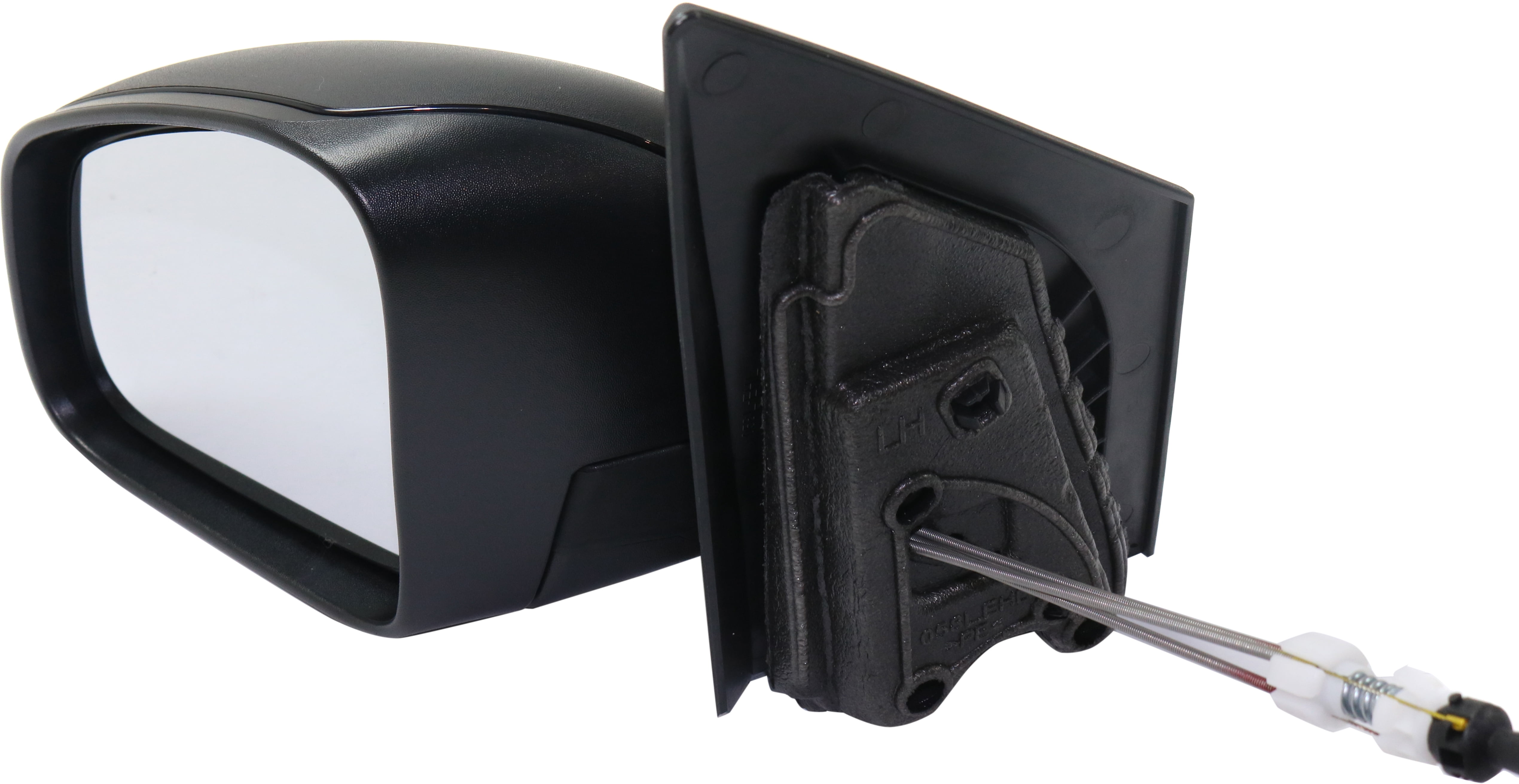 Mirror Compatible With 2016-2018 Smart Fortwo Left Driver Side Textured Black Kool-Vue