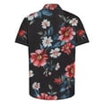 thumbnail image 4 of Xixinqiwan Men's & Big Men's Button Up Shirt,Men's Short Sleeve Button Down Shirts Summer Beach Printed Shirt Casual Wedding Vacation Top Blouse, 4 of 5