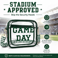 thumbnail image 4 of Game Day Clear Bag for Stadium Events, Clear Crossbody Purse for Women, Small Stadium Bag for Concerts and Sports,Green, 4 of 6