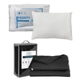 thumbnail image 1 of Colcha individual Acabado Ultrasónico Trinity Negro + Almohada Frosty, 1 of 8