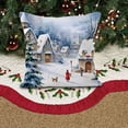 thumbnail image 4 of Funda de almohada navideña de invierno para el hogar, sala de estar, sofá, decoración de funda de almohada con borde, decoración de cabecera de cama, funda de cojín, 4 of 4