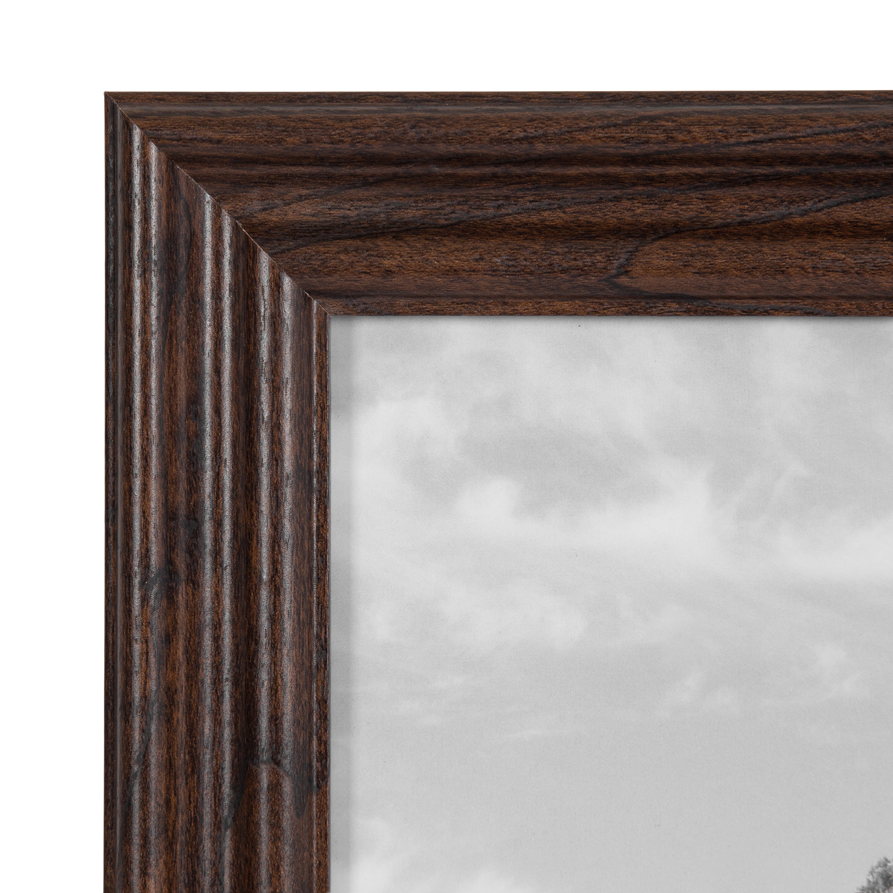 Mainstays 8 x 10 Traditional Gallery Wall Picture Frame, Brown, Set of 2