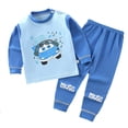 thumbnail image 2 of LYMAYTER Pyjama pour Filles en Coton Doux Printemps Automne Confort pour Garçons 6M-7Y, 2 of 8