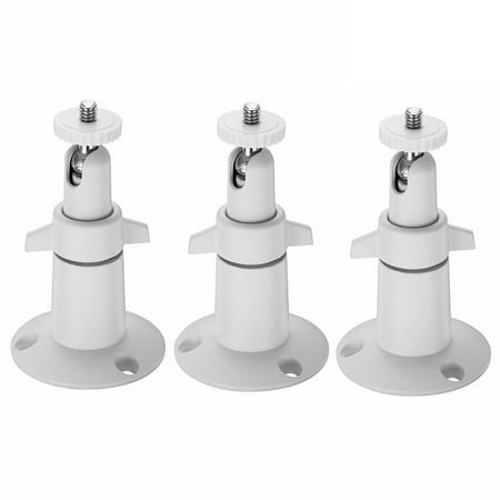 Security Camera Bracket - 3pcs Metal Security Wall Indoor Outdoor Adjustable Mount Wall/Ceiling Security Bracket for Arlo or Arlo Pro Camera Cam