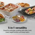thumbnail image 3 of 4-Slice Toaster Oven with 5 Cooking Modes, Stainless Steel (31143), 3 of 7