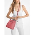 thumbnail image 4 of Michael Kors Outlet Carson Medium Pebbled Leather Convertible Bucket Crossbody Bag - Hibiscus, 4 of 5