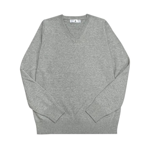 Suéter tipo jersey de cuello en V de punto para estudiantes, estilo universitario, para hombres y mujeres, JK