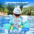 thumbnail image 5 of Gogokids Kids Swim Vest, Toddler Swim Vest, Toddler Floaties Arm Wings Life Jacket Vest Training Swimsuit with Adjustable Security Buckle for Boys Girls, 2-6 Years Old, 20-50lbs, 5 of 7