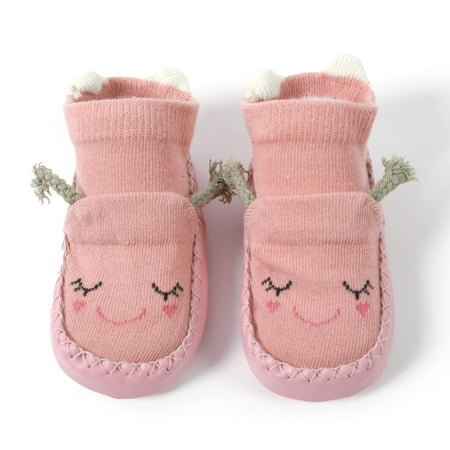 

EGNMCR Baby Socks Toddler Boys Girls Socks Breathable Kids Dispensing Non-slip 3D Cartoon Indoor Toddler Shoes Baby Sock Shoes - Baby Days