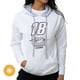 thumbnail image 3 of Sudadera con capucha NASCAR - Kyle Busch - 10 White de DelSol para mujer - 1 pieza de camiseta (M), 3 of 4