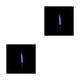 thumbnail image 2 of Greeniant Glow Stick Colorful Backpacking Party Concierto Puesta en escena Reemplazo de suministros de palos luminosos con percha púrpura Violeta 2piezas, 2 of 6