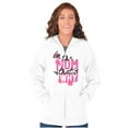 thumbnail image 3 of I'm the Mom That's Why Funny Mother Womens Plus Size Graphic Zipper Hoodie Brisco Brands 2X, 3 of 5