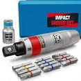 thumbnail image 1 of Arwealxs 13 Piece 1/2" Drive Manual Impact Driver, Reversible Hand Impact Screwdriver Set with Slotted, Hex, Phillips Bit Kit, for Tighten, 1 of 6