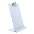 thumbnail image 2 of (2 pack) Saunders free Standing Clipboard and Tablet Stand, 1" Clip Capacity, Holds 6.5" x 11", White, 2 of 9