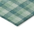 thumbnail image 4 of Addison Rugs Chantille Indoor/Outdoor Transitional Plaid Seafoam Washable Rectangle Rug, 3' x 5', 4 of 6