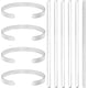 thumbnail image 1 of 6 piezas de piezas en blanco para pulseras de acero inoxidable 304 de 160 mm para joyería, collares y pulseras., 1 of 5