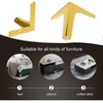 thumbnail image 4 of patas triangulares de metal para muebles, patas para sofás y sillas, patas triangulares de repuesto para armarios, sofás, sillas y mesas de centro., 4 of 4