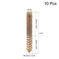 thumbnail image 2 of Uxcell 1/4-20 x 1-3/4" Hanger Bolts Carbon Steel Zinc Plated 10 Pack, 2 of 6