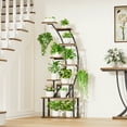 thumbnail image 5 of 63" Tall Plant Stand Indoor with Grow Lights,Large Corner Display Shelf, 5 of 6