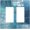 Teal Blue, variant on Modern Abstract Teal Blue 2-Gang Decorative Rocker Wall Plate Country Grunge Style Paint Brush Graffiti Design Gfci Dimmer Compatible Light Switch Cover for Living Room & Smart Homes