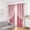 Pink, variant on 2 In 1 Star Lace Double Layer Blackout Curtain 39.37x51.18 Inch, Thermal Insulated Light Blocking Window Drape For Bedroom Living Room(Purple)